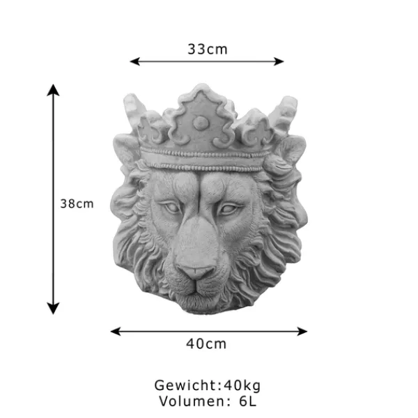 Gartendekoparadies Jardinières-Jardinière à motif de lion