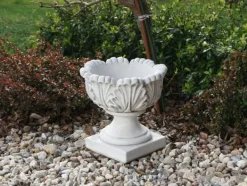 Gartendekoparadies Jardinières-Jardinière avec feuille de chêne