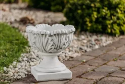 Gartendekoparadies Jardinières-Jardinière avec feuille de chêne
