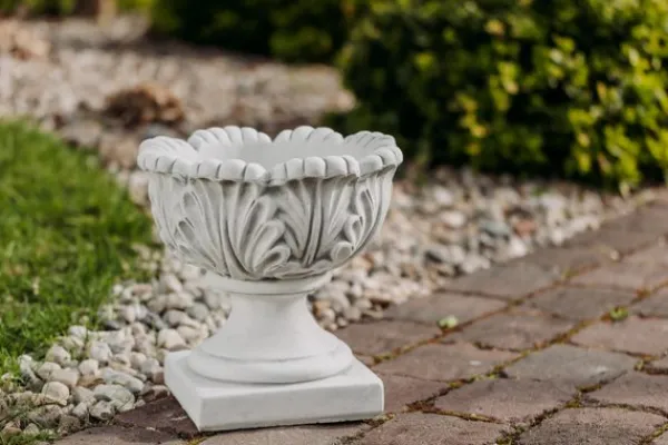 Gartendekoparadies Jardinières-Jardinière avec feuille de chêne