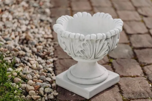 Gartendekoparadies Jardinières-Jardinière avec feuille de chêne