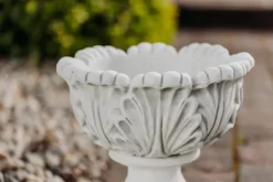 Gartendekoparadies Jardinières-Jardinière avec feuille de chêne