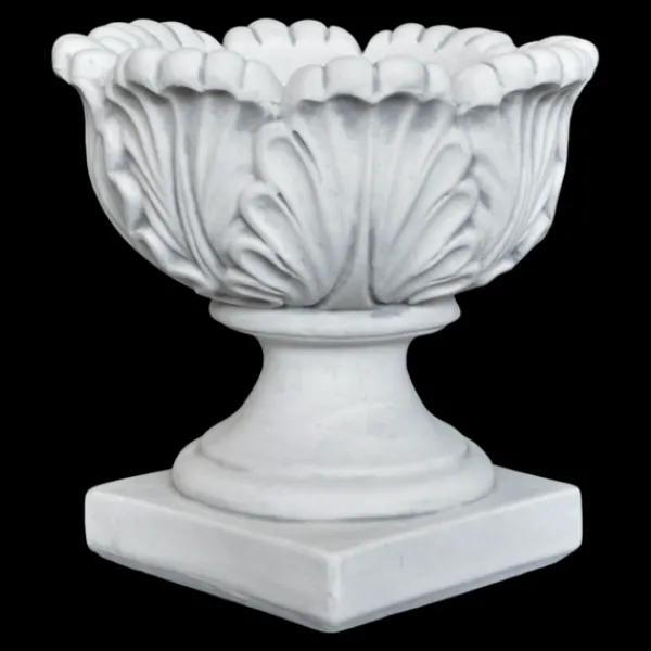 Gartendekoparadies Jardinières-Jardinière avec feuille de chêne