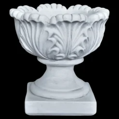 Gartendekoparadies Jardinières-Jardinière avec feuille de chêne