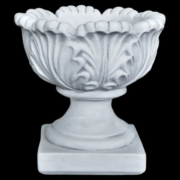 Gartendekoparadies Jardinières-Jardinière avec feuille de chêne