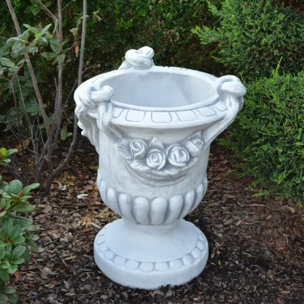 Gartendekoparadies Jardinières-Jardinière avec un motif de roses