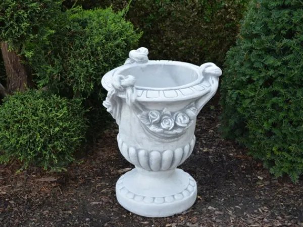 Gartendekoparadies Jardinières-Jardinière avec un motif de roses