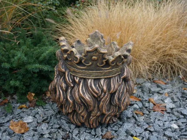 Gartendekoparadies Jardinières-Jardinière dorée
