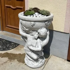 Gartendekoparadies Jardinières-Jardinière moderne : amoureux homme et femme