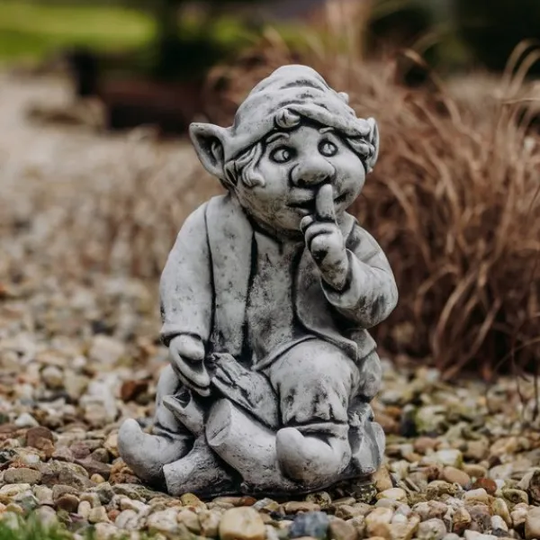 Gartendekoparadies Gnome-Je sais quoi: ce gnome ne partage pas de secrets