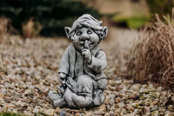 Gartendekoparadies Gnome-Je sais quoi: ce gnome ne partage pas de secrets
