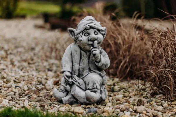Gartendekoparadies Gnome-Je sais quoi: ce gnome ne partage pas de secrets