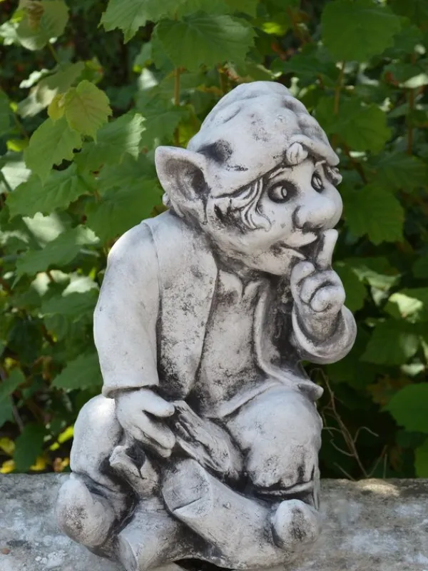Gartendekoparadies Gnome-Je sais quoi: ce gnome ne partage pas de secrets
