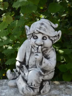 Gartendekoparadies Gnome-Je sais quoi: ce gnome ne partage pas de secrets
