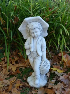 Gartendekoparadies Enfants & Anges-Jeune couple avec parapluie