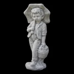 Gartendekoparadies Enfants & Anges-Jeune couple avec parapluie