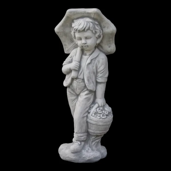 Gartendekoparadies Enfants & Anges-Jeune couple avec parapluie