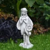 Gartendekoparadies Belle|Figures & Statues-Joli elfe au tournesol