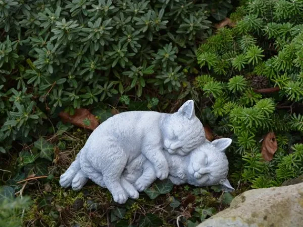 Gartendekoparadies Animaux-Jouer aux chats