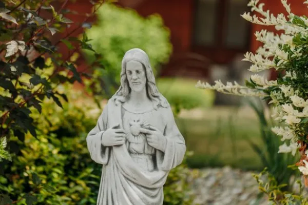 Gartendekoparadies Figures & Statues|Enfants & Anges-Jésus-Christ - le Sacré-Cœur