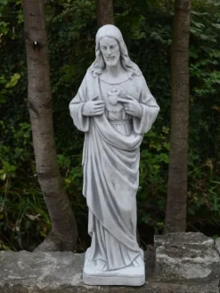Gartendekoparadies Figures & Statues|Enfants & Anges-Jésus-Christ - le Sacré-Cœur
