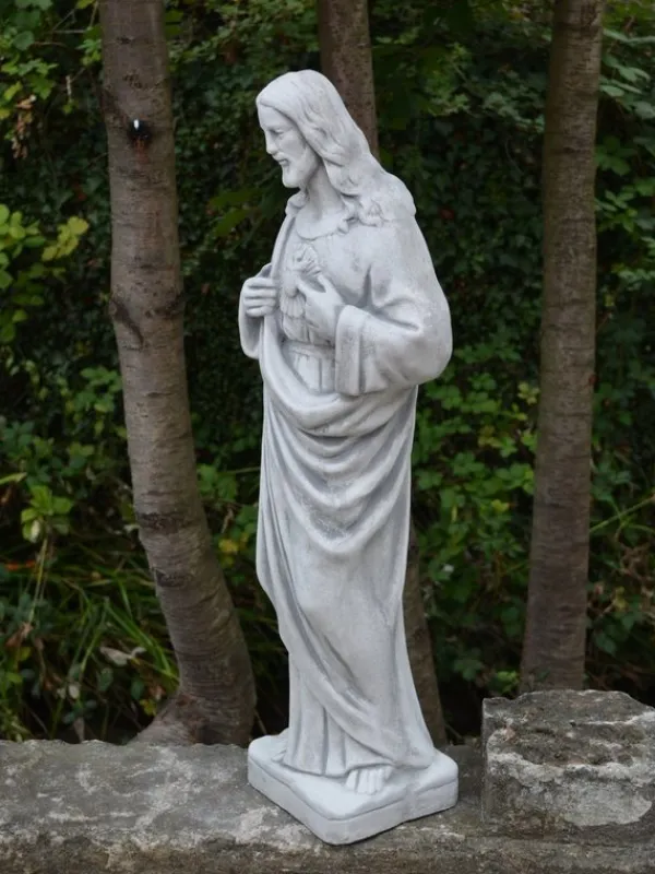 Gartendekoparadies Figures & Statues|Enfants & Anges-Jésus-Christ - le Sacré-Cœur