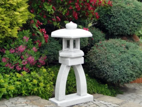 Gartendekoparadies Lanternes En Pierre-Kotoji-yukimi : lanterne japonaise spéciale en pierre