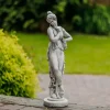 Gartendekoparadies Figures & Statues-La statue sensuelle de femme montre la figure