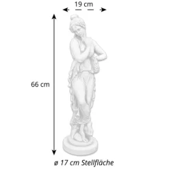 Gartendekoparadies Figures & Statues-La statue sensuelle de femme montre la figure