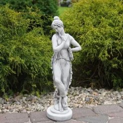 Gartendekoparadies Figures & Statues-La statue sensuelle de femme montre la figure