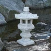 Gartendekoparadies Lanternes En Pierre-Lampe en pierre japonaise Tachi-gata