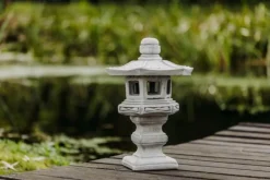 Gartendekoparadies Lanternes En Pierre-Lampe en pierre japonaise Tachi-gata