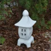 Gartendekoparadies Lanternes En Pierre-Lanterne en pierre bombée Oki-gata-yukimi