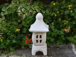 Gartendekoparadies Lanternes En Pierre-Lanterne en pierre bombée Oki-gata-yukimi