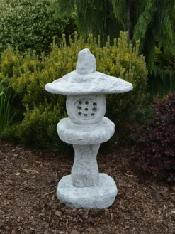 Gartendekoparadies Lanternes En Pierre-Lanterne en pierre japonaise Tachi-gata
