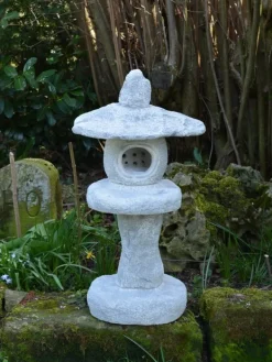 Gartendekoparadies Lanternes En Pierre-Lanterne en pierre japonaise Tachi-gata