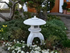 Gartendekoparadies Lanternes En Pierre-Lanterne en pierre Oki-gata-jukimi
