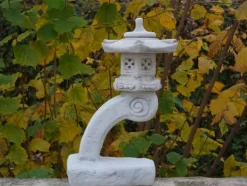 Gartendekoparadies Lanternes En Pierre-Lanterne en pierre Rankei japonaise galbée