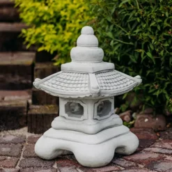 Gartendekoparadies Lanternes En Pierre-Lanterne japonaise d'observation de la neige Yukimi