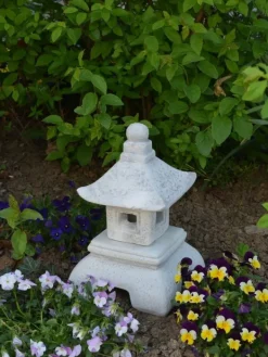 Gartendekoparadies Lanternes En Pierre-Lanterne japonaise en pierre Yukimi-gata