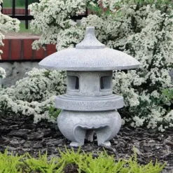 Gartendekoparadies Lanternes En Pierre-Lanterne japonaise en pierre Yukimi-gata