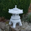 Gartendekoparadies Lanternes En Pierre-Lanterne japonaise en pierre de style Oki-gata
