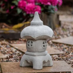 Gartendekoparadies Lanternes En Pierre-Lanterne japonaise Oki-gata