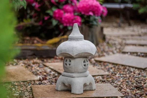 Gartendekoparadies Lanternes En Pierre-Lanterne japonaise Oki-gata