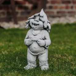 Gartendekoparadies Gnome-Le gnome comme un bon gars