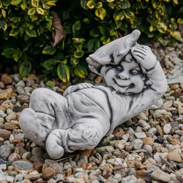 Gartendekoparadies Gnome-Le petit gnome - c'est un vrai paresseux