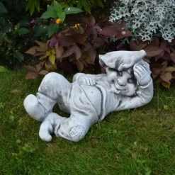 Gartendekoparadies Gnome-Le petit gnome - c'est un vrai paresseux