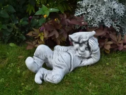 Gartendekoparadies Gnome-Le petit gnome - c'est un vrai paresseux