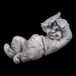 Gartendekoparadies Gnome-Le petit gnome - c'est un vrai paresseux
