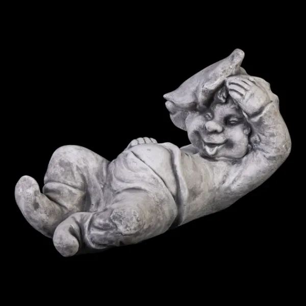 Gartendekoparadies Gnome-Le petit gnome - c'est un vrai paresseux
